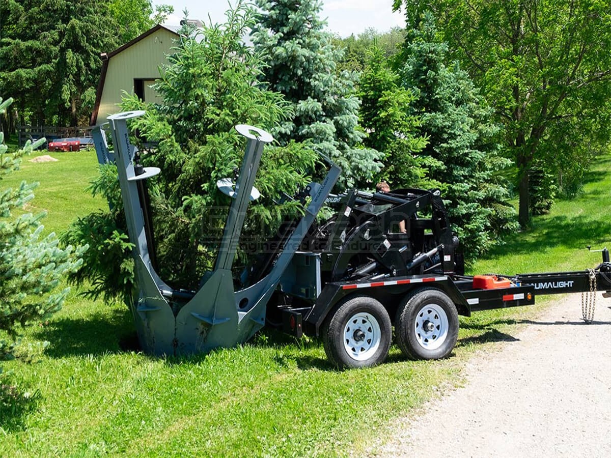47" Baumalight Trailer Mounted Tree Spade Model TR650
