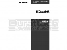 Yanmar ViO 25-6A Operation Manual