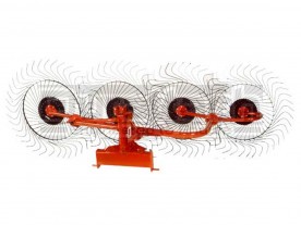 Befco 3-Point Tractor 3-Wheel Finger Hay Rake Model RS2-03R (4-Wheel Rake Pictured)
