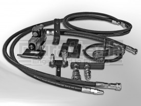 Construction Attachments Dedicated Third Function Hydraulic Valve Kit, Includes Hoses, Up To 14 GPM