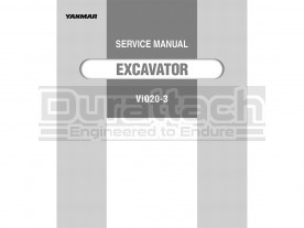 Yanmar VIO20 Service Manual