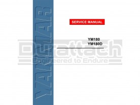 Yanmar YM180 Service Manual