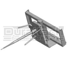 Round Bale Spin Unroller - Universal Skid Steer SSO-908