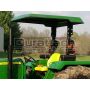40" x 49" Small Green ABS Plastic Tractor Canopy