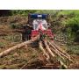 22,500 lbs. Tajfun Single Drum Logging Winch Model EGV 105 AHK