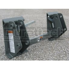 New Holland 7108 & 7308 & CaseIH L130 Loaders Universal Skid Steer Quick-Attach Adapter