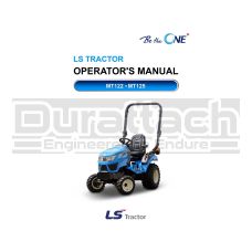 LS Tractor MT122 Operators Manual