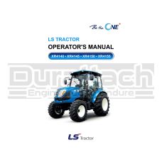 LS Tractor XR4100 Series Operators Manual