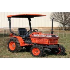 40" x 49" Small Orange ABS Plastic Tractor Canopy