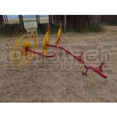 Sitrex 3-Point Tractor Windrow Turner Fingerwheel Rakes Model RP-3
