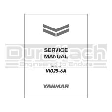 Yanmar VIO 25-6A Excavator Service Manual