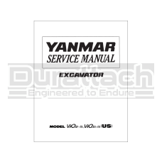 Yanmar Excavator ViO27-2 Service Manual