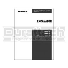 Yanmar Excavator ViO55-5B Operation Manual