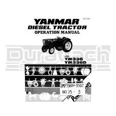 Yanmar YM336 Operation Manual