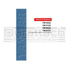 Yanmar Tractor YM167 Service Manual - Printed Hard Copy - FREE Shipping