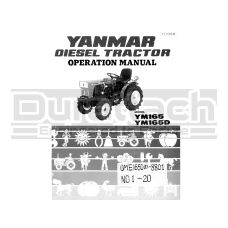 Yanmar YM165 Operation Manual 