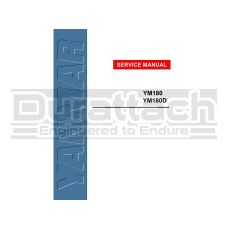 Yanmar Tractor YM180 Service Manual - Printed Hard Copy - FREE Shipping