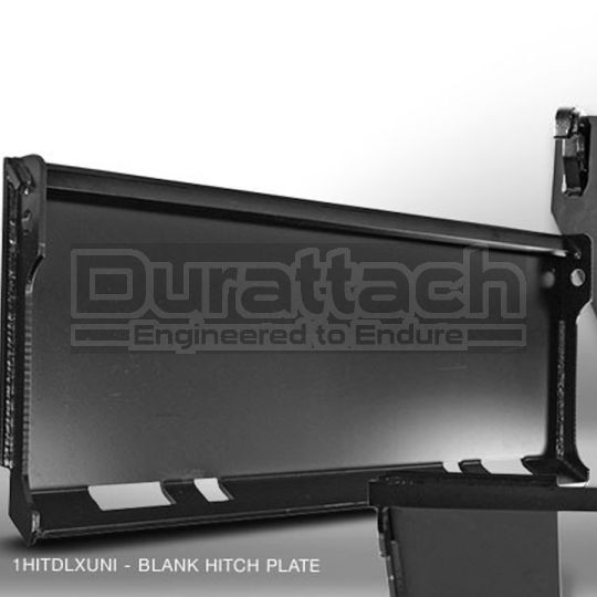 Construction Attachments Xtreme Duty Blank Hitch Solid Plate 