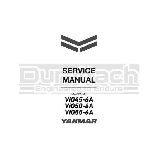 Yanmar VIO50-6A Service Manual