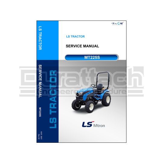 LS Tractor MT225S Service Manual - Digital Download