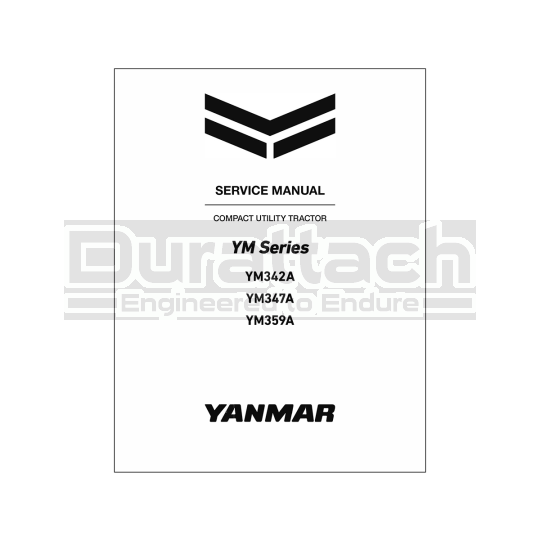 Yanmar Tractor YM-Series Service Manual YM342A / YM347A / YM359A - Digital Download
