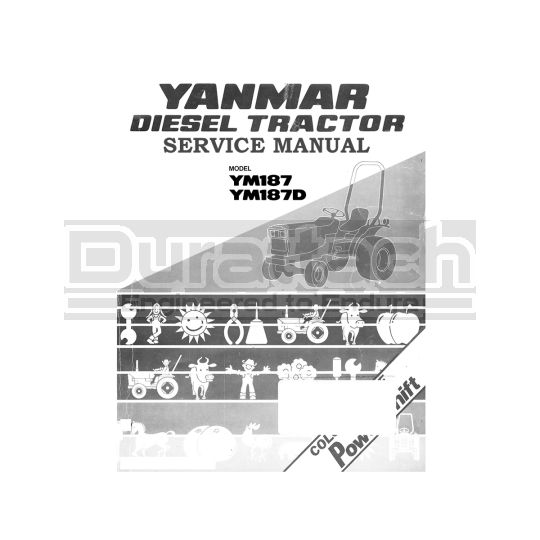Yanmar Tractor YM187 Service Manual - Digital Download