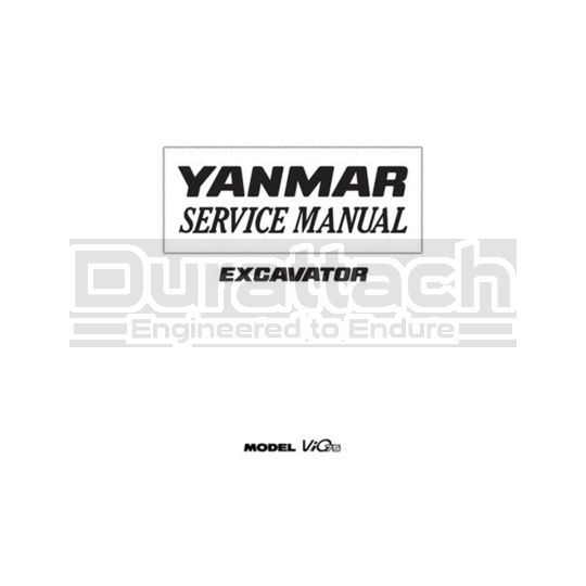 Yanmar Excavator ViO75 Service Manual - Digital Download