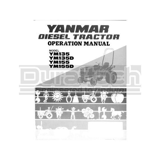 Yanmar Tractor YM135 Operation Manual - Digital Download