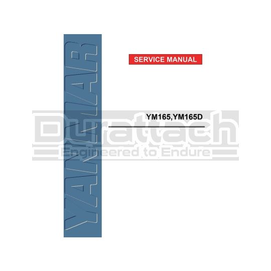 Yanmar Tractor YM165 Service Manual - Digital Download